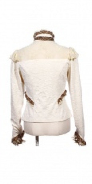  Steampunk Shirt White RQ-BL SP156w -  