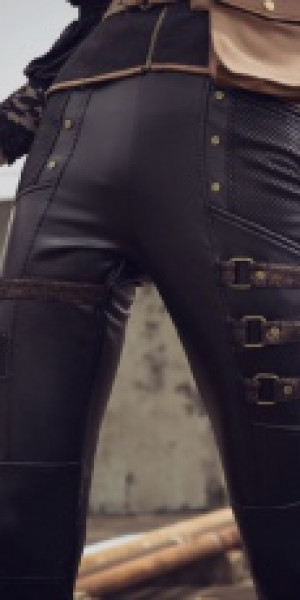  Steampunk Tousers Black RQ-BL SP158bk -  
