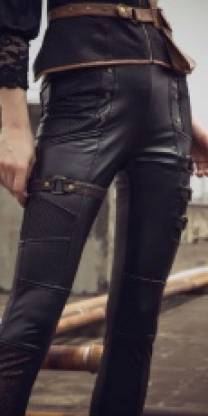  Steampunk Tousers Black RQ-BL SP158bk -  