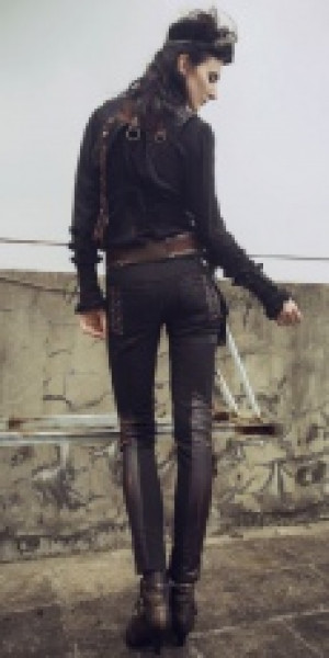  Steampunk Braces Black/Coffee RQ-BL SP161bc -  