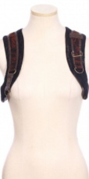  Steampunk Braces Black/Coffee RQ-BL SP161bc -  