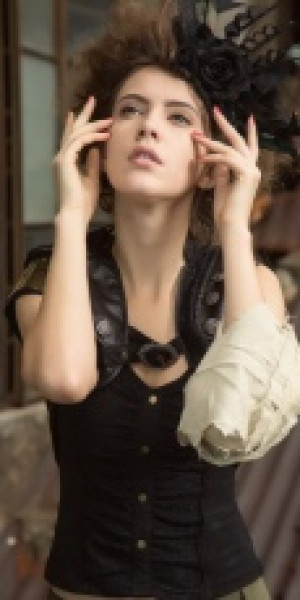  Steampunk Vest Black RQ-BL SP162bk -  