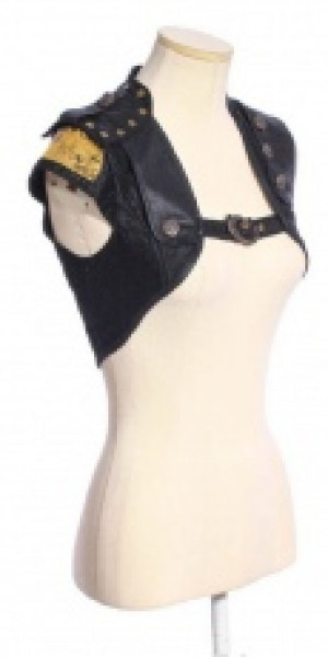  Steampunk Vest Black RQ-BL SP162bk -  