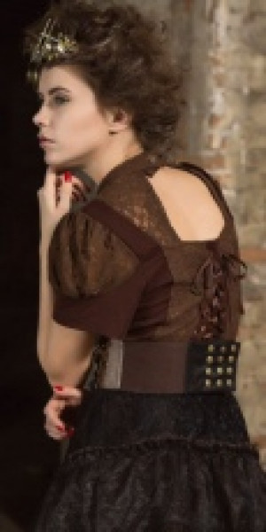  Steampunk Shirts Brown -  1