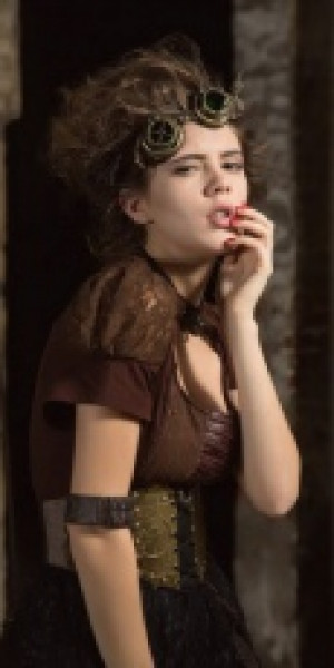 Блузка Steampunk Shirts Brown RQ-BL SP164cf - маленькая картинка