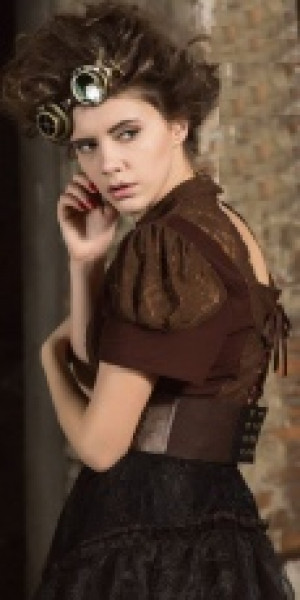  Steampunk Shirts Brown -  2