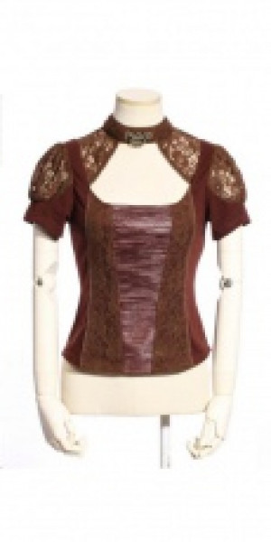  Steampunk Shirts Brown -  3