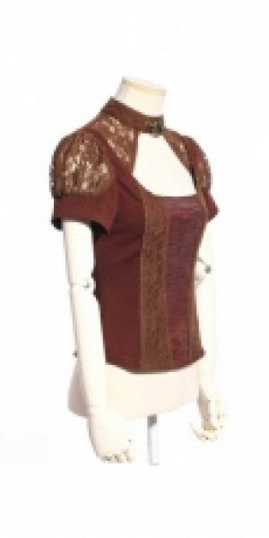  Steampunk Shirts Brown -  4