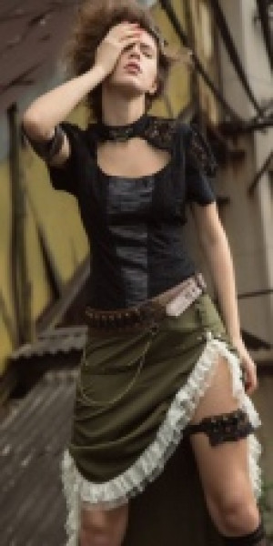  Steampunk Shirts Black -  2