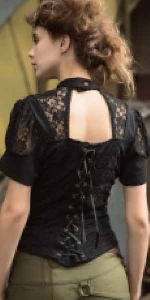  Steampunk Shirts Black -  6
