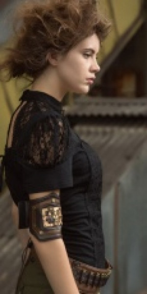  Steampunk Shirts Black -  5