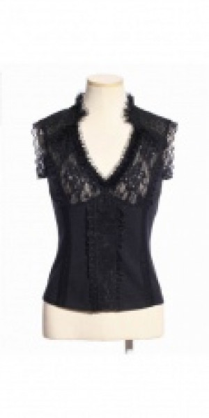  Steampunk Vest Black -  9