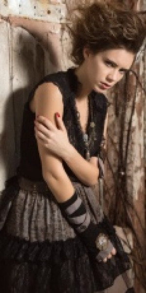  Steampunk Vest Black -  4