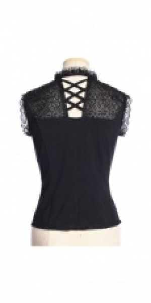  Steampunk Vest Black -  11