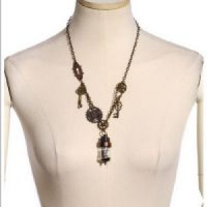  - Steampunk Necklace Black -  6