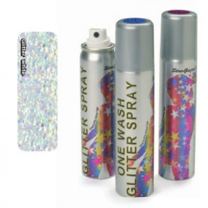  -   STARGAZER ONE WASH GLITTER SPRAY STARGAZER - Glitter White - 