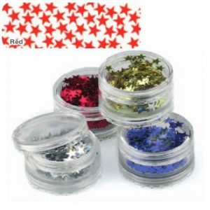       STARGAZER GLITTER STARS STARGAZER - Red - 