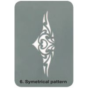    STARGAZER BODY ART STENCILS STARGAZER 6 - 