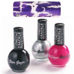       STARGAZER CRACKLE NAIL POLISH STARGAZER 606 - 