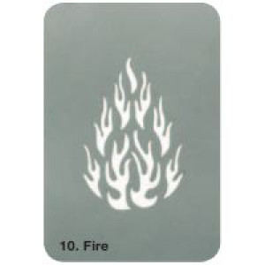    STARGAZER BODY ART STENCILS STARGAZER 10 Stargazer sgs175/10 -  