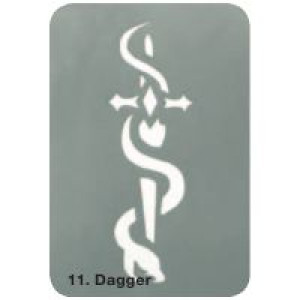    STARGAZER BODY ART STENCILS STARGAZER 11 Stargazer sgs175/11 -  