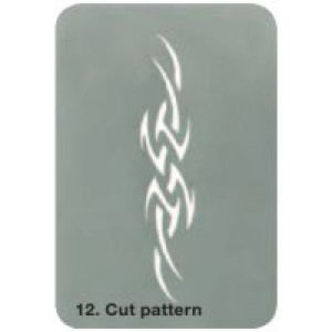    STARGAZER BODY ART STENCILS STARGAZER 12 Stargazer sgs175/12 -  