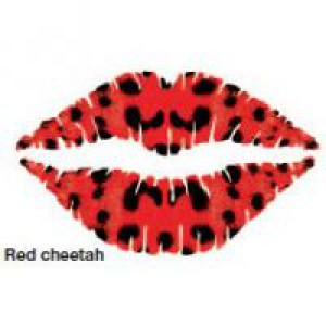       STARGAZER SEXY POUT TEMPORARY LIP TATTOO STARGAZER - Red cheetah Stargazer sgs186/Red cheetah -  