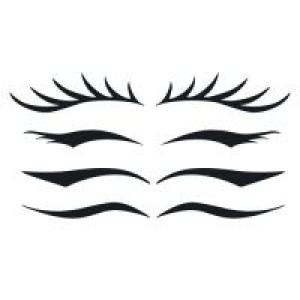    Sexy Eyes Temp Eye Tattoo Eyeliner Stargazer SGS190/Eyeliner -  