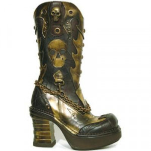  CHEYENNE MORO, PULIK ORO, PLATF MARRON T.BANDAS ORO - 