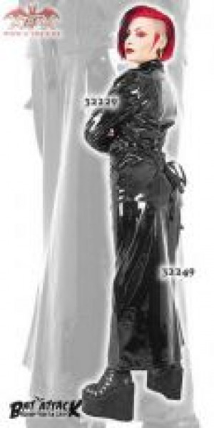  Vinyl Skirt Midnight GothicStyle -  