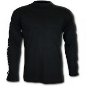  GOTHIC ROCK - Cross Strap Longsleeve T-Shirt Black GothicStyle P002M309 -  