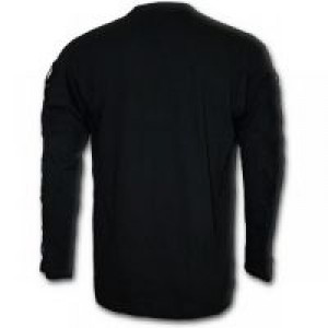  GOTHIC ROCK - Cross Strap Longsleeve T-Shirt Black GothicStyle P002M309 -  