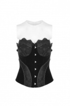  Gothic Gorgeous Lace Corsets GothicStyle WY-888SYF/BK -  