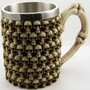  Tankard Ivory Skulls - 