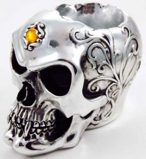  Skull Head Silver Colour - 