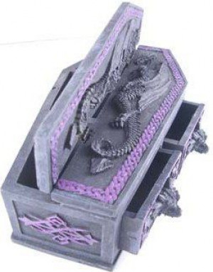 Шкатулка COFFIN BOX 2 DRAWERS - Изображение