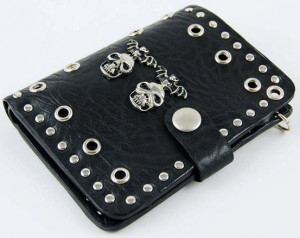 Бумажник Wallet With Bat And Skull - Изображение