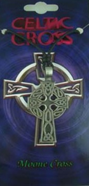  Pendant Pewter Moone Cross - 