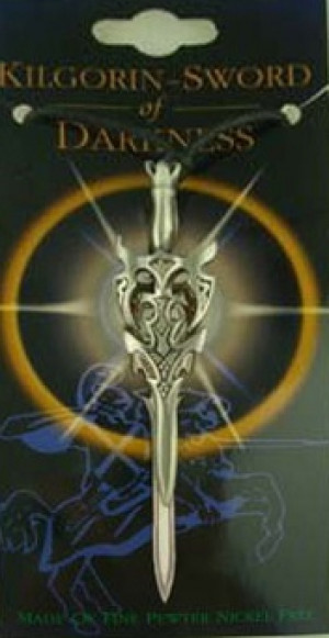  Pendant Pewter Kilgorin Sword Of Darkness - 