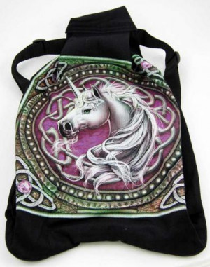  Bag Zipped Celtic Unicorn Purple - 