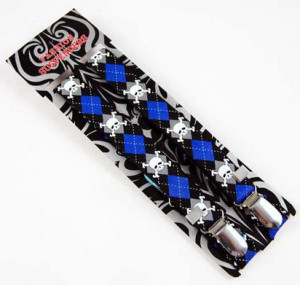  Braces Blue Argyle - 