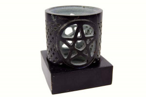  SOAPSTONE T-LlGHT PENTAGRAM - 