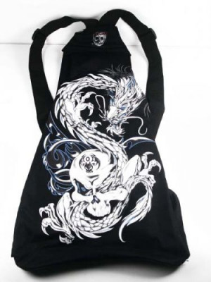  BAG WITH ZIP DRAGON SKULL - 