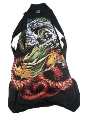  BAG WITH ZIP DOUBLE DRAGON - 