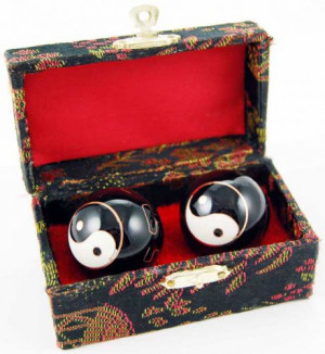  Health Ball Black Ying Yang 35mm - 