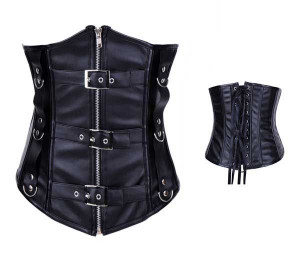  Basque Black PVC Large - 