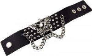  Bracelet Leather Style With 3 Adjustable Buttons Cleopatra 86668 -  