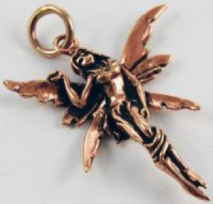  Pendant Bronze Fairy Long Legs Cleopatra 58414 -  