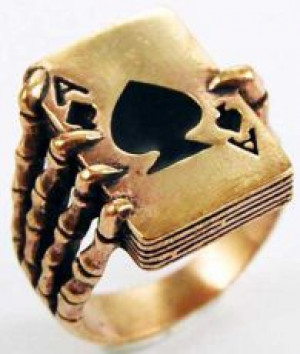  Ring Bronze Aces Hand Cleopatra 58447 -  