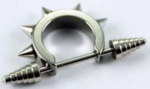  Earring With Spikes 5 Tier Ends Nickel Free Cleopatra 53619 -  